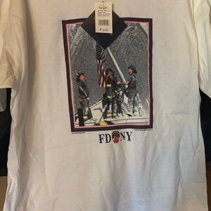 Target White FDNY Tribute T-Shirt